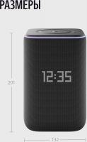Умная колонка Yandex Станция 3 Алиса (YNDX-00060BLK) черный 50W 2.1 BT/Wi-Fi
