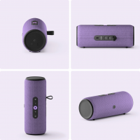 Умная колонка Yandex Стрит Алиса (YNDX-00030VIO) фиолетовый 30W 2.0 BT/Wi-Fi