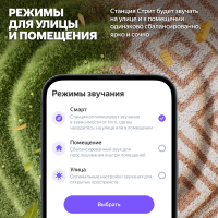 Умная колонка Yandex Стрит Алиса (YNDX-00030VIO) фиолетовый 30W 2.0 BT/Wi-Fi