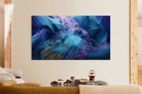 Телевизор QLED Samsung QE75QN990FUXRU, Mini LED, 8K Ultra HD, 120 Гц, Smart TV, черный/серый