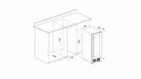 Винный шкаф Meyvel MV19-KWT1, белый