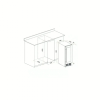 Винный шкаф Meyvel MV19-KWT1, белый