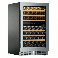 Винный шкаф Meyvel MV77PRO-KST2, серебристый