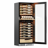 Винный шкаф Meyvel MV95-KST2 (Slim), серебристый