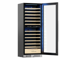 Винный шкаф Meyvel MV95-KST2 (Slim), серебристый