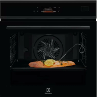 Духовой шкаф с паром Electrolux EOB8S39H SteamBoost, черный, термощуп, телескопы (Германия)