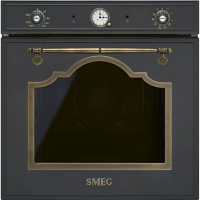 Духовой шкаф электрический Smeg SFP67C1TAO, 63 литра, гриль, антрацит