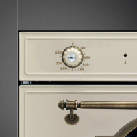 Духовой шкаф электрический Smeg Cortina SFP67C1TPO, кремовый