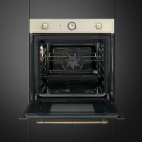 Духовой шкаф электрический Smeg Cortina SFP67C1TPO, кремовый
