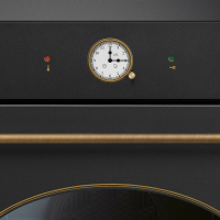 Духовой шкаф электрический Smeg SFP68C1TAO, антрацит, латунь