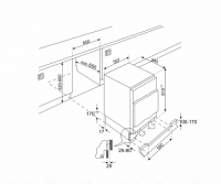 Морозильник встраиваемый Smeg U8F082DE1, 95л, 1 камера, A+, электронное управление