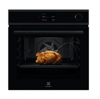 Духовой шкаф с паром Electrolux EOC9P3XH SteamCrisp, пиролиз, термощуп, телескопы, TFT дисплей (Италия)