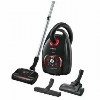 Пылесос Bosch BGL8POW3A, с мешком, черный/красный
