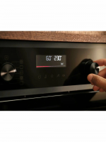 Духовой шкаф Electrolux LOF6P16Z, пиролиз, телескопы, черный (Италия)