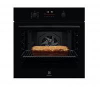 Духовой шкаф Electrolux LOF6P16Z, пиролиз, телескопы, черный (Италия)