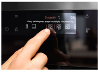 Духовой шкаф с паром Electrolux COD8H39Z SteamBake, термощуп, телескопы, TFT дисплей, черный (Италия)
