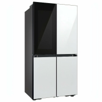 Холодильник Samsung RF65DB970012WR, многодверный, домашний бар, No Frost, белый/черный/стекло