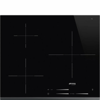 Варочная панель индукционная Smeg SI7633B1, черный, 3 конфорки