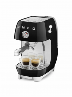 Кофеварка рожковая Smeg ECF03BLEU, чёрный