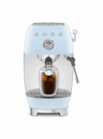 Кофеварка рожковая Smeg ECF03PBEU, пастельный голубой