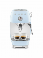 Кофеварка рожковая Smeg ECF03PBEU, пастельный голубой