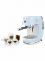 Кофеварка рожковая Smeg ECF03PBEU, пастельный голубой