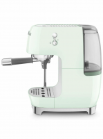 Кофеварка рожковая Smeg ECF03PGEU, пастельный зелёный
