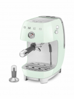 Кофеварка рожковая Smeg ECF03PGEU, пастельный зелёный