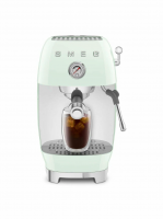 Кофеварка рожковая Smeg ECF03PGEU, пастельный зелёный