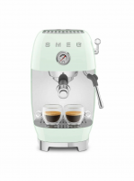 Кофеварка рожковая Smeg ECF03PGEU, пастельный зелёный