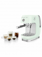 Кофеварка рожковая Smeg ECF03PGEU, пастельный зелёный