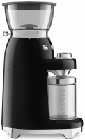 Кофемолка Smeg CGF03BLEU, количество степеней помола 15, черный