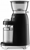 Кофемолка Smeg CGF03BLEU, количество степеней помола 15, черный