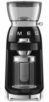 Кофемолка Smeg CGF03BLEU, количество степеней помола 15, черный