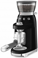 Кофемолка Smeg CGF03BLEU, количество степеней помола 15, черный