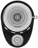 Кофемолка Smeg CGF03BLEU, количество степеней помола 15, черный