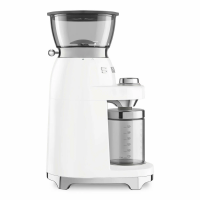 Кофемолка Smeg CGF03WHEU, регулировка степени помола, белый