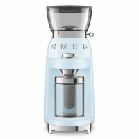 Кофемолка Smeg CGF03PBEU, регулировка степени помола, пастельный голубой