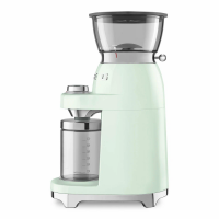 Кофемолка Smeg CGF03PGEU, регулировка степени помола, пастельный зеленый