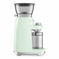 Кофемолка Smeg CGF03PGEU, регулировка степени помола, пастельный зеленый