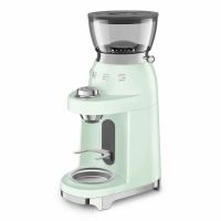 Кофемолка Smeg CGF03PGEU, регулировка степени помола, пастельный зеленый