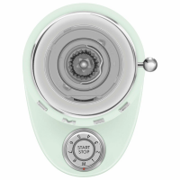 Кофемолка Smeg CGF03PGEU, регулировка степени помола, пастельный зеленый