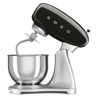Миксер планетарный Smeg Style 50's SMF04BLEU, литой алюминий, чёрный