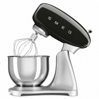 Миксер планетарный Smeg Style 50's SMF04BLEU, литой алюминий, чёрный