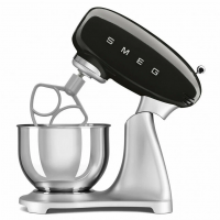 Миксер планетарный Smeg Style 50's SMF04BLEU, литой алюминий, чёрный