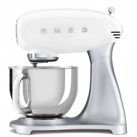 Миксер планетарный Smeg SMF04WHEU, 4.8 литра, литой алюминий, белый