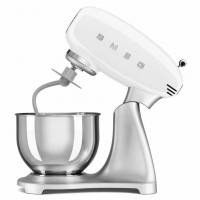 Миксер планетарный Smeg SMF04WHEU, 4.8 литра, литой алюминий, белый
