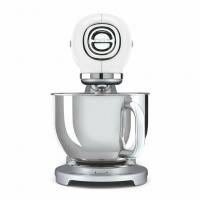 Миксер планетарный Smeg SMF04WHEU, 4.8 литра, литой алюминий, белый