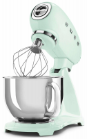 Миксер планетарный Smeg Style 50's SMF05PGEU, литой алюминий, пастельно-зелёный
