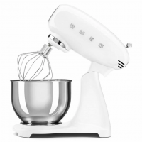 Миксер планетарный Smeg SMF05WHEU, литой алюминий, белый